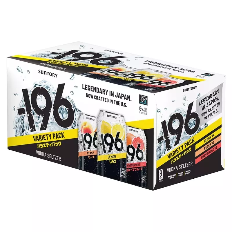 -196 Vodka Seltzer Variety 8pk