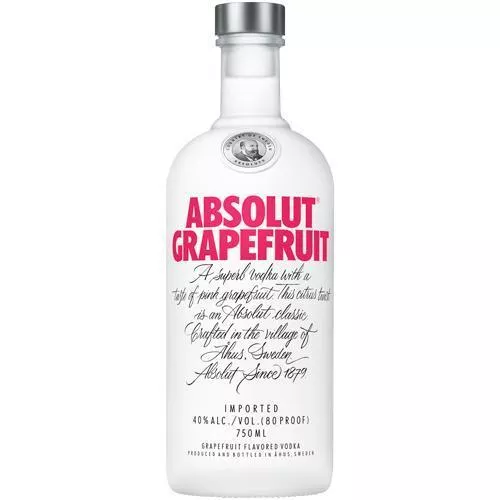 Absolut Grapefruit Vodka 750ml