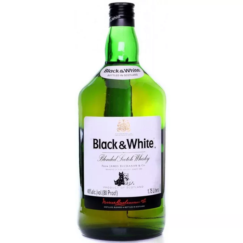 Black & White Blended Scotch Whisky 1.75L