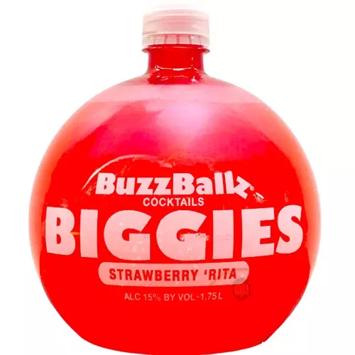 Buzzballz Cocktails Biggies Strawberry Rita - 1.75L
