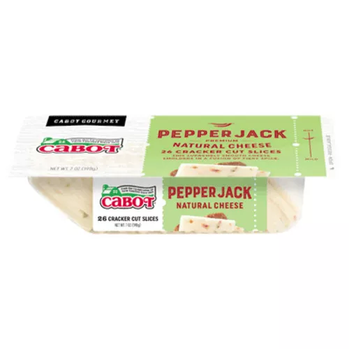 • Cabot Pepper Jack Cracker Cut