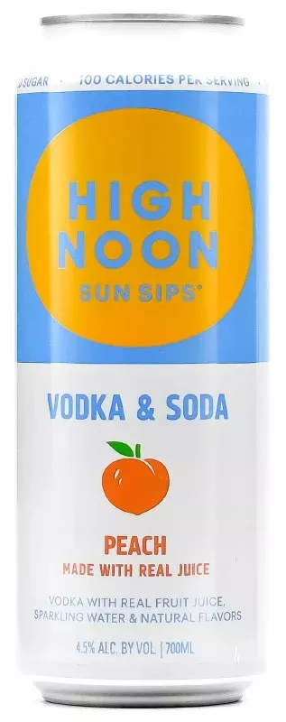 High Noon Peach Hard Seltzer