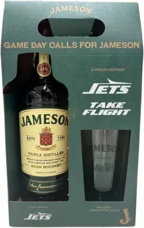 Jameson Irish Whiskey NY Jets Gift Set