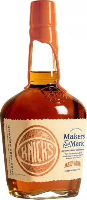 Maker’s Mark Kentucky Straight Bourbon Whisky Knicks Edition 1L
