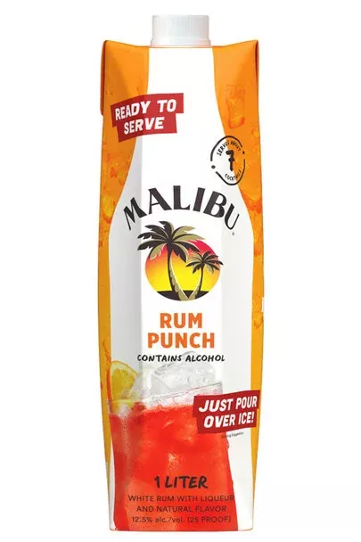Malibu Cocktail Rum Punch 1L