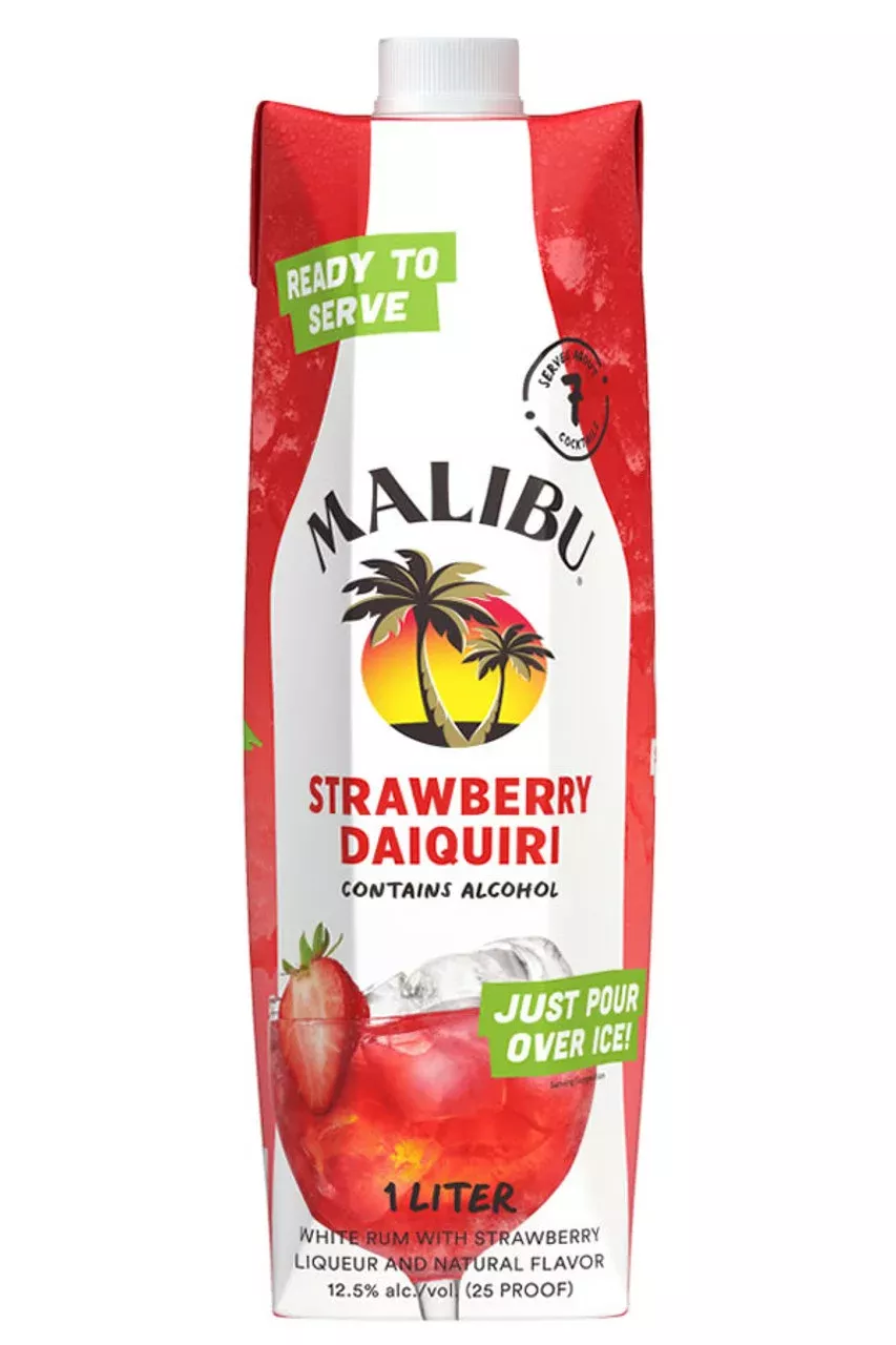Malibu Cocktail Strawberry Daiquiri 1L
