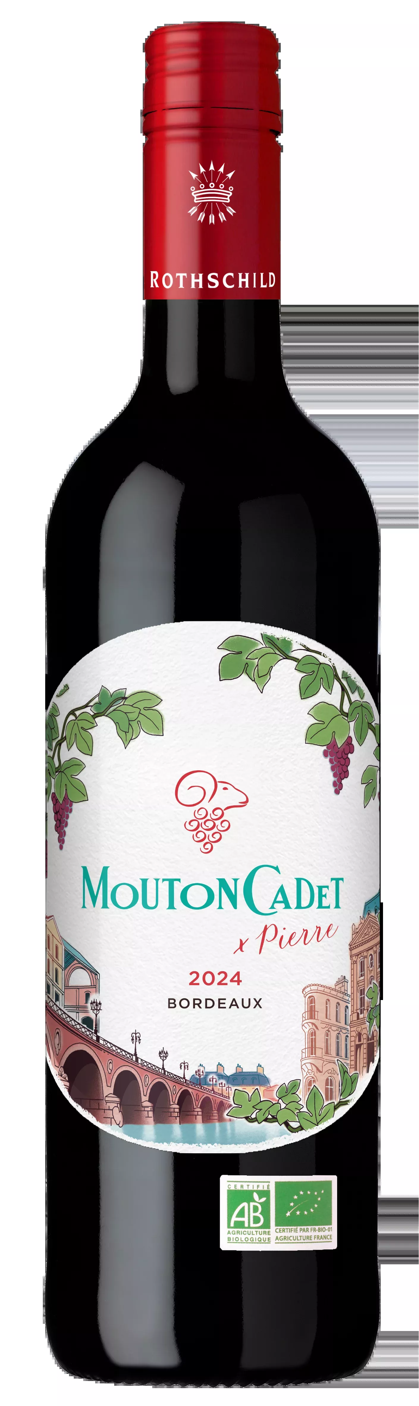 Mouton Cadet Rouge x Pierre Organic