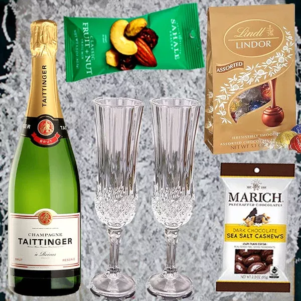 Taittinger Brut La Francaise Gift Pack
