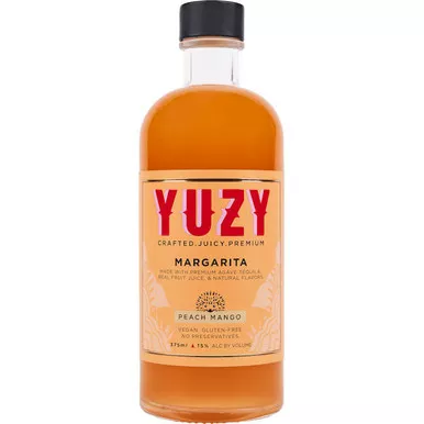 Yuzy Margarita Peach Mango Ready To Drink Cocktail 375ml
