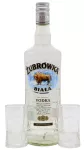 Zubrowka- Biala Vodka 70cl 37.5% ABV (Includes Skull Shot Glasses)